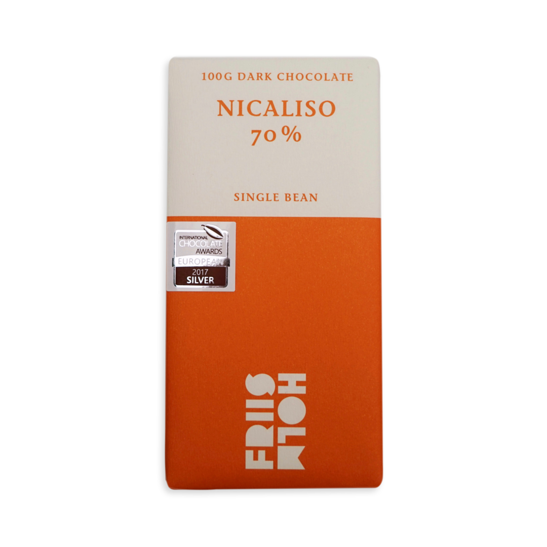 FRIIS-HOLM NICALISO 70% hořká čokoláda Nicaragua 100 g