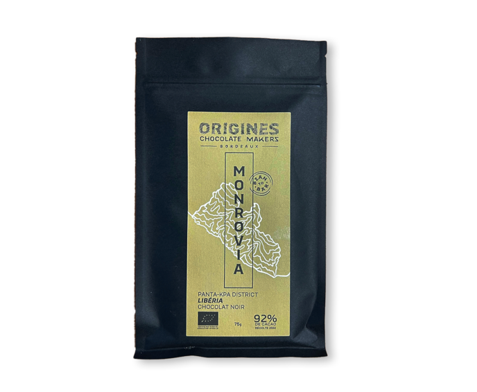 ORIGINES Chocolate Makers 92% hořká čokoláda Libéria BIO 75 g