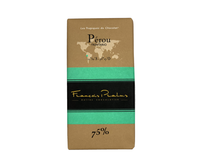 Francois Pralus 75% hořká čokoláda Peru 100 g