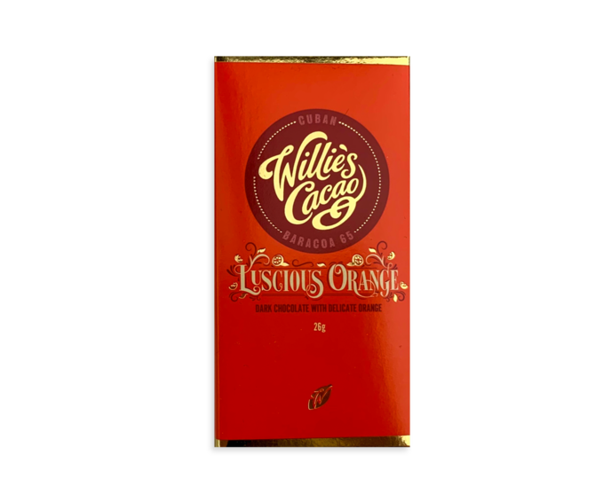 Willie's Cacao BABY 65% hořká čokoláda s pomerančem 26 g