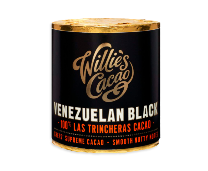 Willie's Cacao Venezuelan Black, 100% Las Trincheras čokoládový váleček 180g