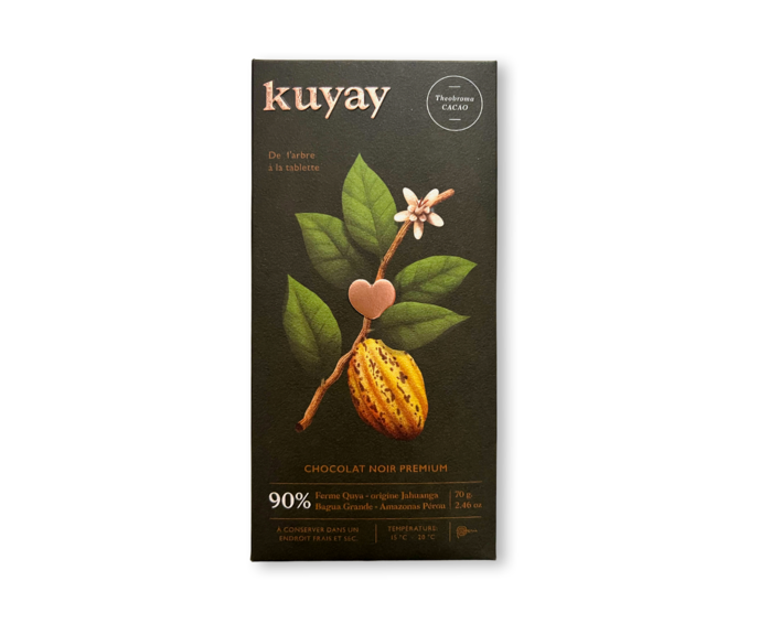 KUYAY 90% hořká čokoláda NOIR PREMIUM 70 g