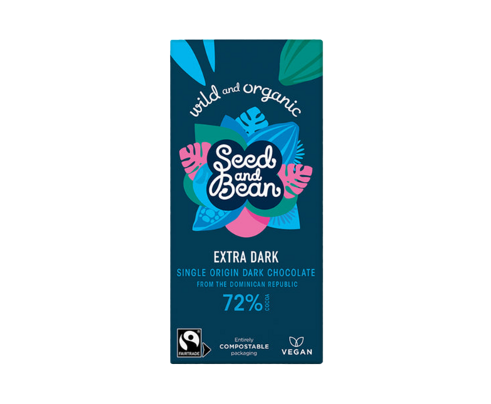 Seed and Bean 72% hořká čokoláda DARK CACAO BIO 75 g