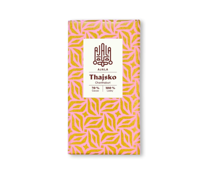 Ajala 70% hořká čokoláda THAJSKO Chanthaburi Single Origin BIO 45 g