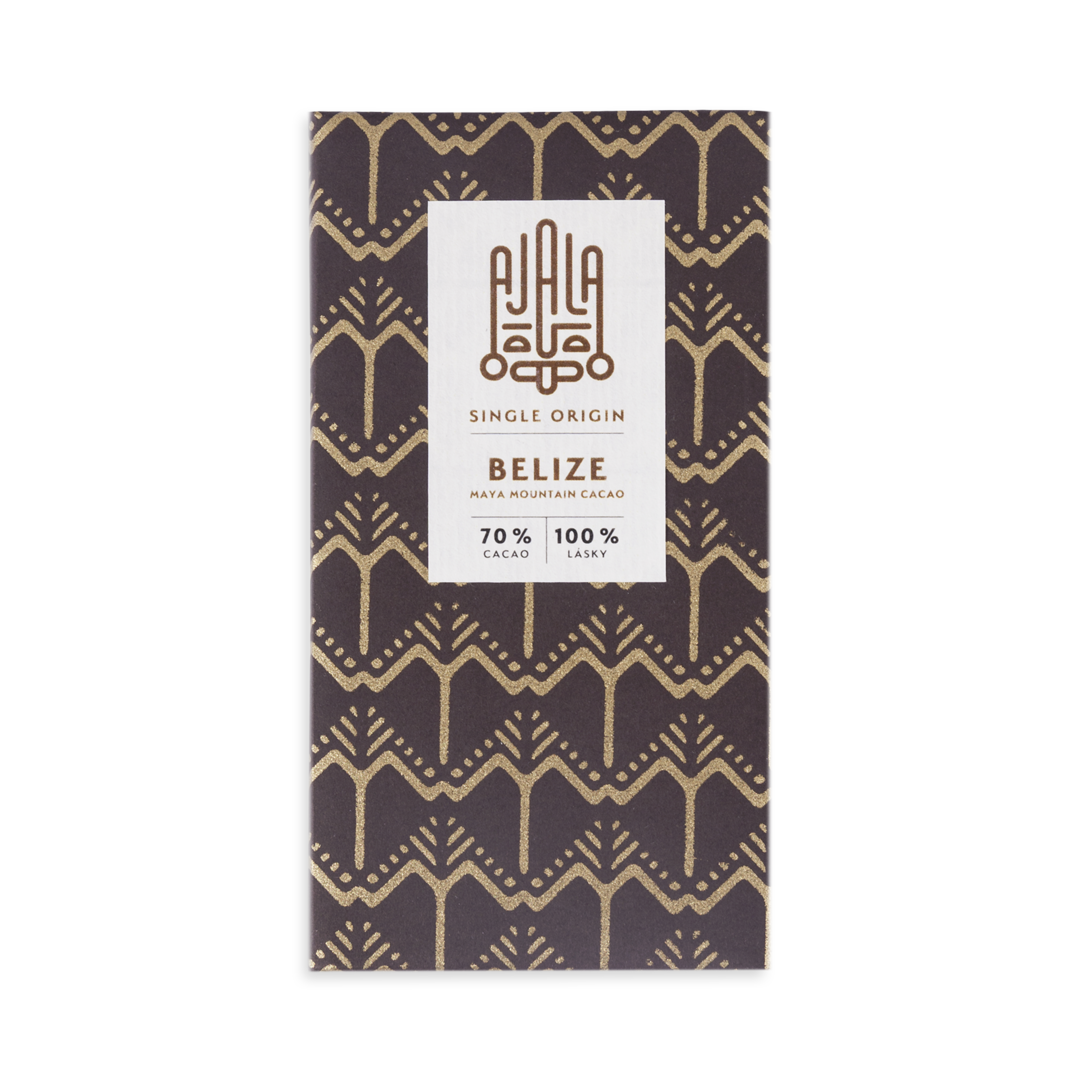 Ajala 70% hořká čokoláda Single Origin Belize BIO 45 g