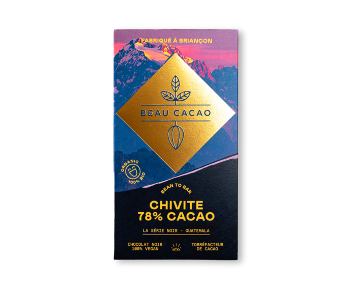 BEAU CACAO 78% hořká čokoláda CHIVITE GUATEMALA 55 g