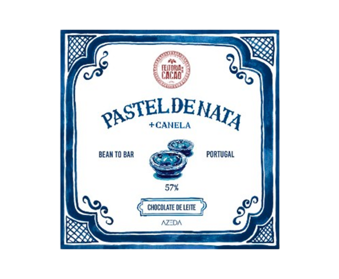 Feitoria do Cacao 57% mléčná čokoláda PASTEL DE NATA 50 g