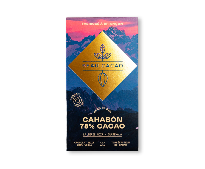 BEAU CACAO 78% hořká čokoláda CAHABÓN GUATEMALA 55 g