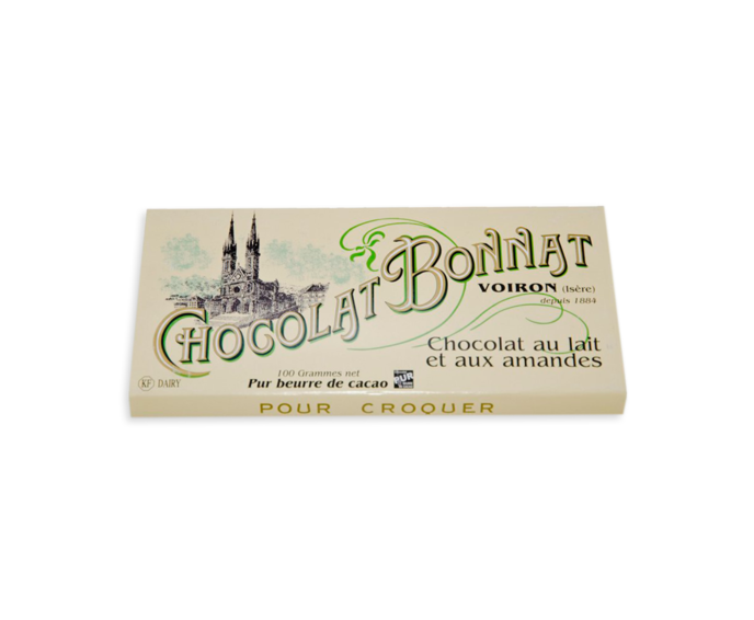 Bonnat Lait aux Amandes 55% mléčná čokoláda 100 g