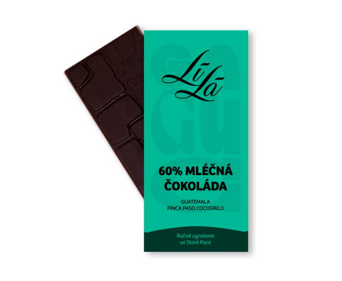 LÍLÁ 60% mléčná čokoláda GUATEMALA 50 g