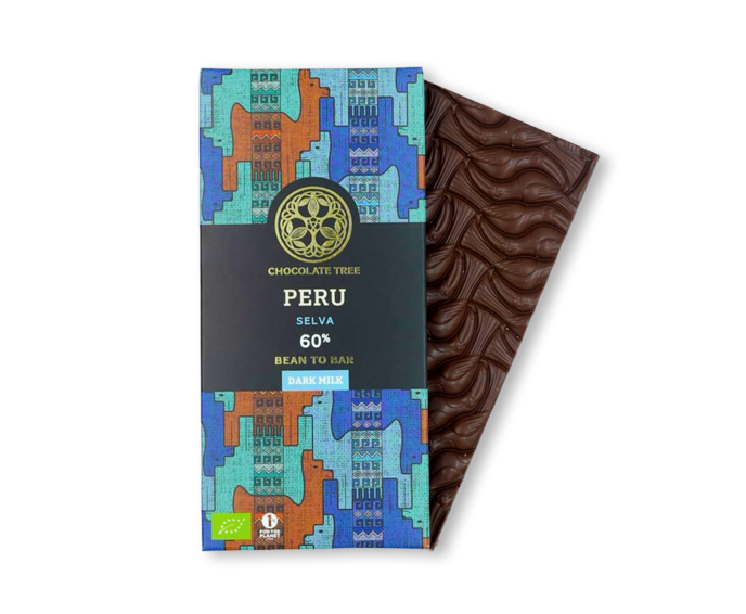 Chocolate Tree 60% mléčná čokoláda PERU SELVA BIO 70 g