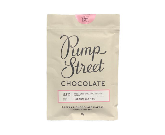 Pump Street 58% mléčná čokoláda Madagaskar 70 g