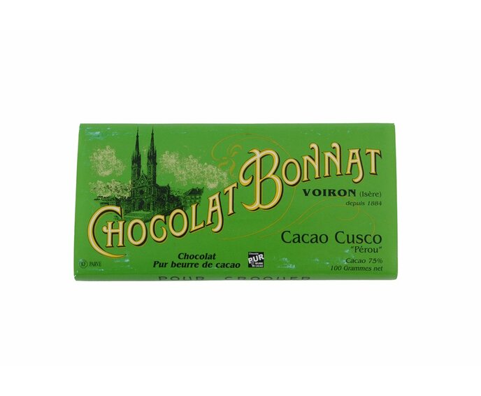 Čokoláda Bonnat Cacao Cuzco - Pérou 75% 100 g