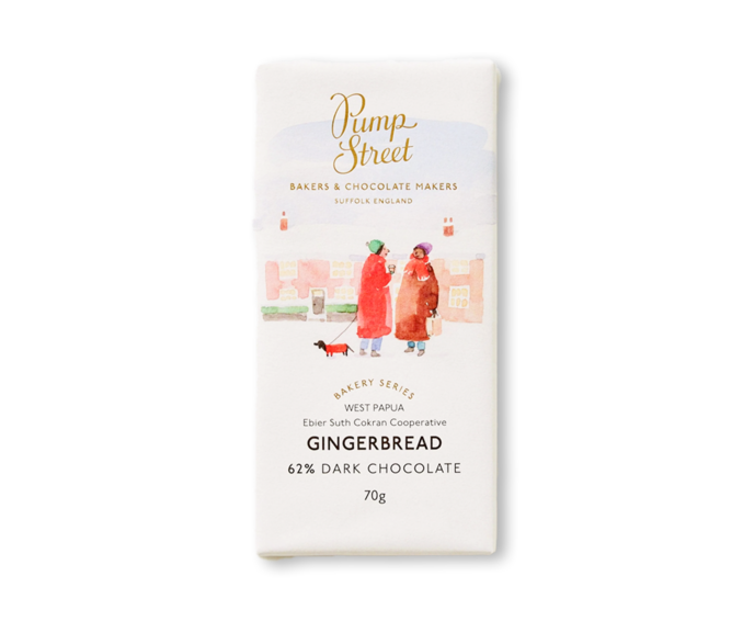 Pump Street 62% GINGERBREAD hořká čokoláda 70 g