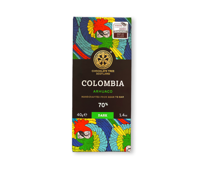Chocolate Tree 70% hořká čokoláda COLOMBIA ARHUACO BIO 70 g