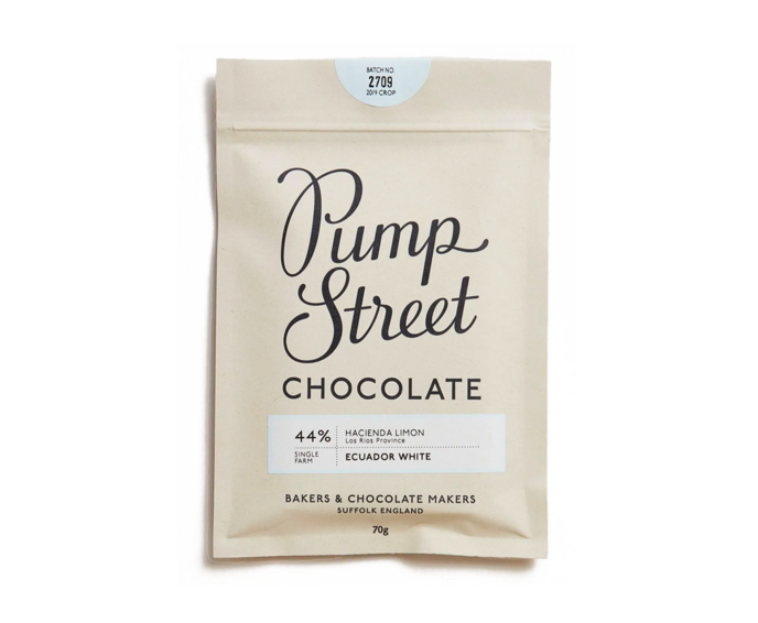 Pump Street 44% bílá čokoláda Ecuador 70 g