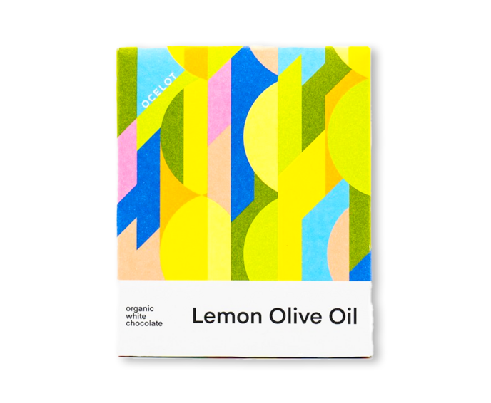 OCELOT 37% bílá čokoláda LEMON OLIVE OIL 70 g