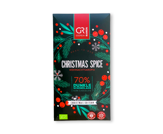 GR 70% hořká čokoláda - Christmas Spice BIO 50 g