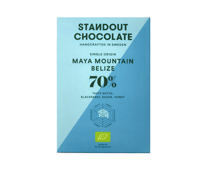 Standout Chocolate 70% hořká čokoláda Maya Mountain Belize BIO 50 g