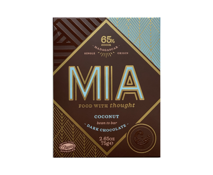 MIA 65% hořká čokoláda s kokosem 75 g