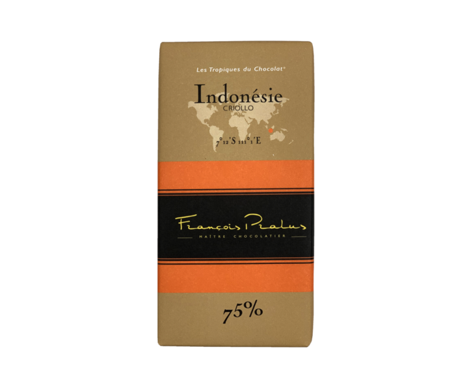 Francois Pralus 75% hořká čokoláda Indonésie Criollo 100 g