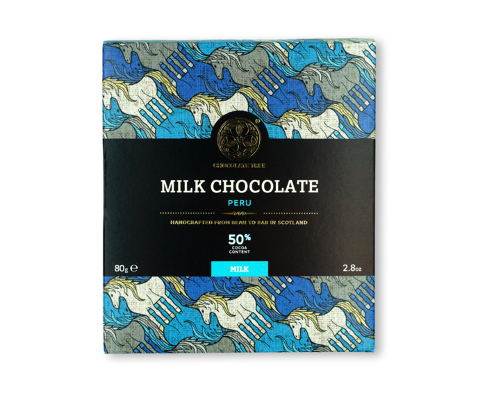 Chocolate Tree 50% mléčná čokoláda PERU Chililique Milk BIO 80 g