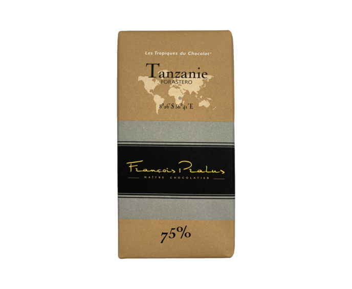 Francois Pralus 75% hořká čokoláda Tanzanie 100 g