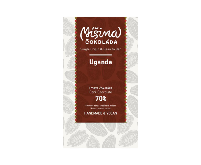 Míšina čokoláda 70% hořká čokoláda - Uganda 50 g