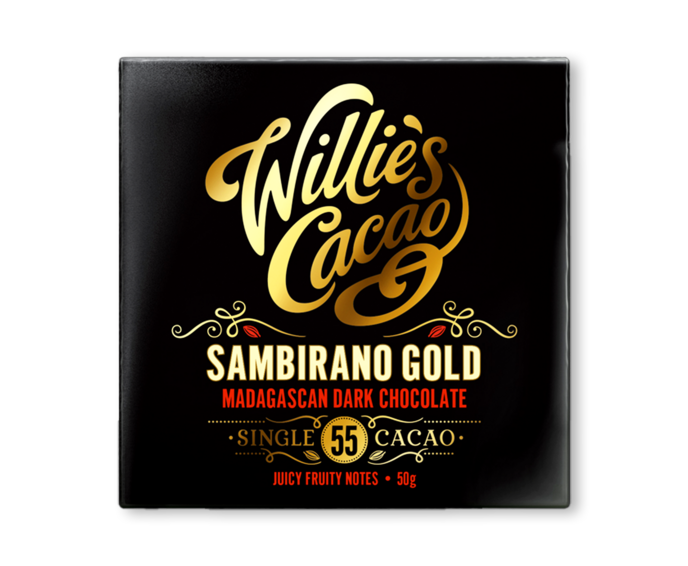 Willie's Cacao 55% hořká čokoláda Sambirano Gold Madagascar 50 g