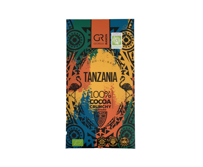 GR 100% hořká čokoláda - Tanzania s praženými boby BIO 50 g