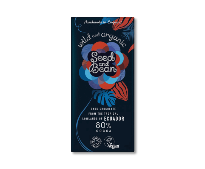 Seed and Bean 80% hořká čokoláda Ecuador Bio 75g