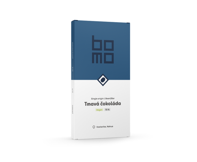 BOMO 70% hořká čokoláda KOSTARIKA Nahua 50 g