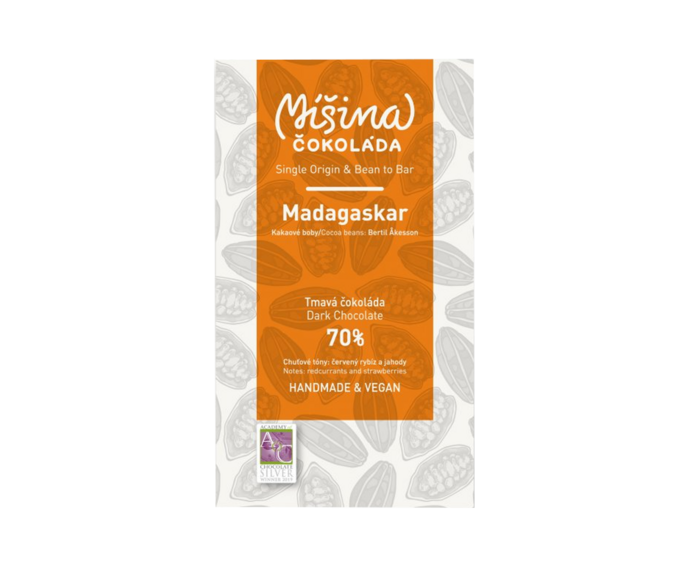 Míšina čokoláda 70% hořká čokoláda - Madagaskar 50 g
