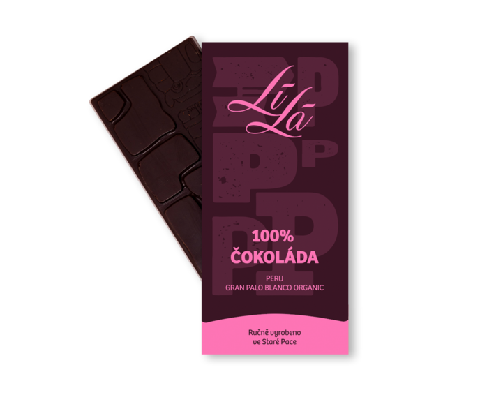 LÍLÁ 100% hořká čokoláda PERU 50 g