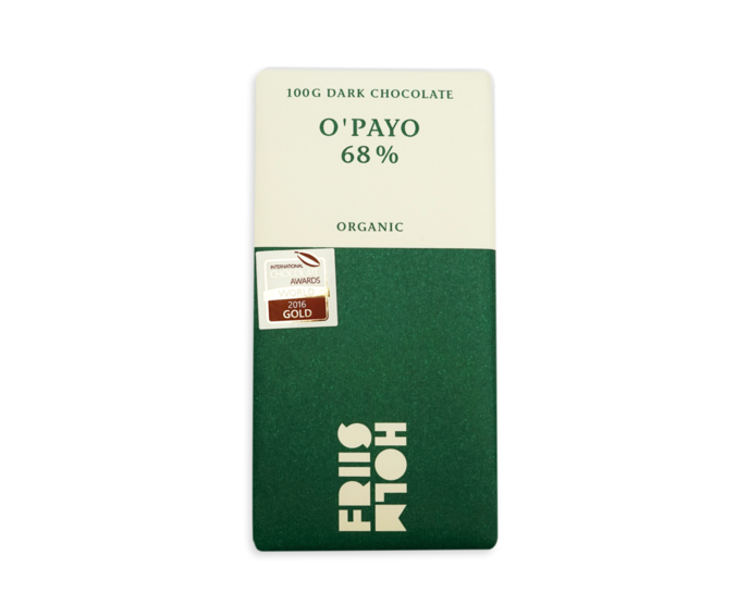 FRIIS-HOLM 68% hořká čokoláda O´PAYO BIO 100 g