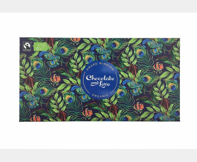 Dárková krabička Chocolate and Love - modrá