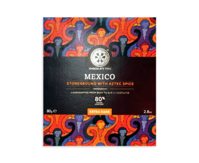 Chocolate Tree 80%, hořká čokoláda s mexickým kořením Mexico Aztec Spice 80 g