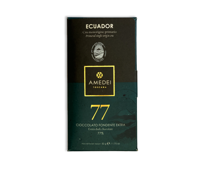 Amedei Cru Ekvádor 77% hořká čokoláda 50 g