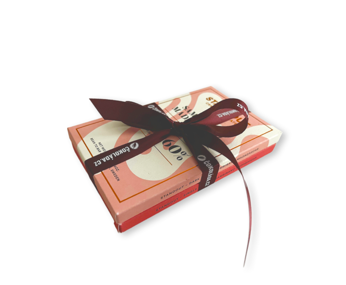 Standout Chocolate degustační sada čokolád DARK/MILK MADAGASCAR BIO 100 g