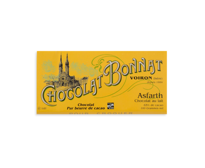 Bonnat Lait Grands Crus Asfarth 65% mléčná čokoláda 100 g