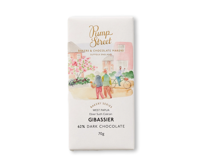 Pump Street 62% hořká čokoláda GIBASSIER 70 g