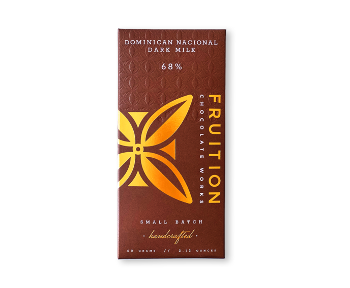 FRUITION 68% mléčná čokoláda DOMINICAN NACIONAL DARK MILK 60 g