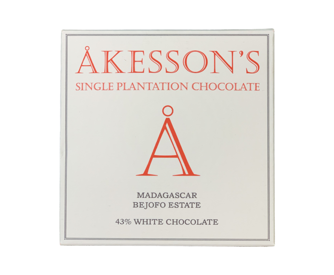 Akesson's 43% bílá čokoláda Madagascar Bejofo BIO 60 g