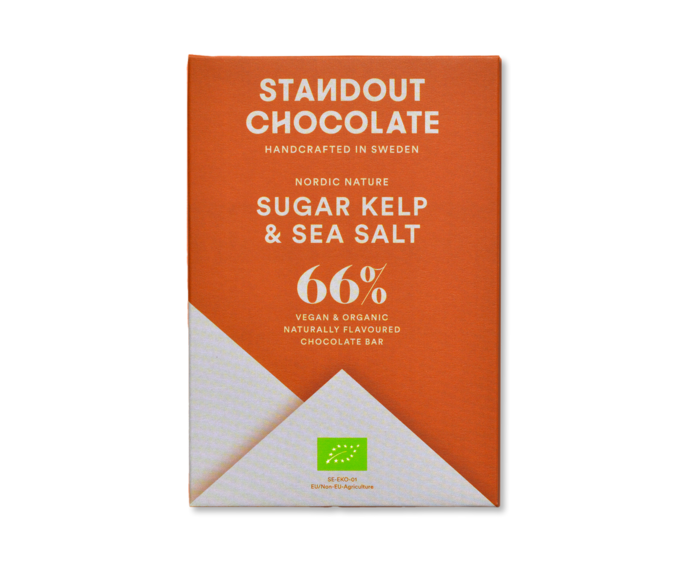 Standout Chocolate 66% hořká čokoláda SUGAR KELP AND SEA SALT BIO 50 g