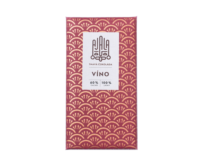 Ajala 60% hořká čokoláda VÍNO 45 g