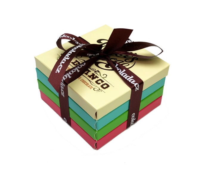 Willie's Cacao degustační sada čokolád DUHOVKA 200 g