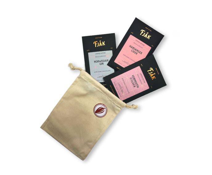 NORSKÝ BAR degustační sada čokolád 180 g