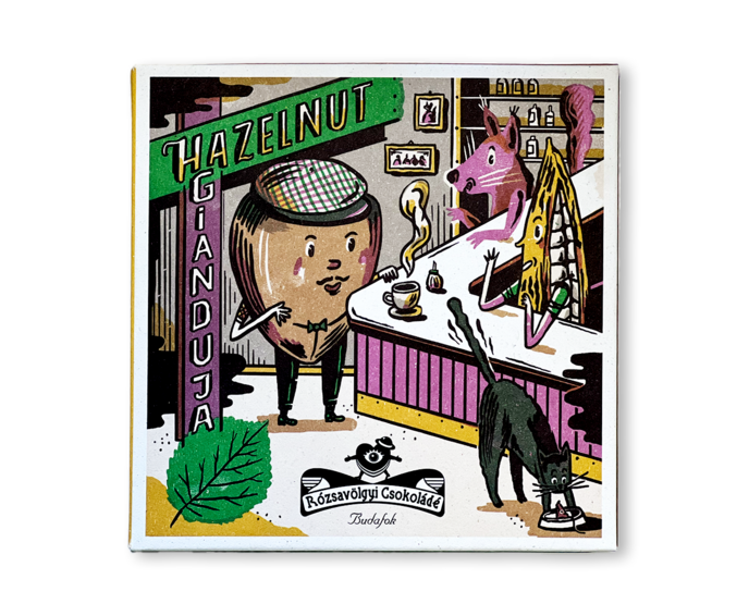 Rózsavölgyi Csokoládé 40% mléčná čokoláda Hazelnut Gianduja 60 g