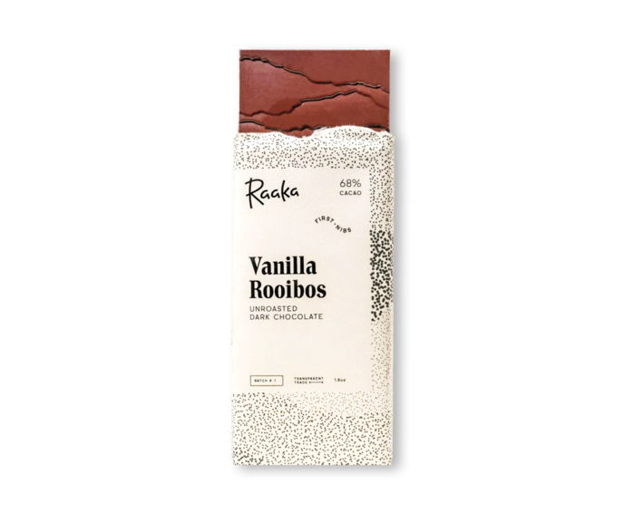 Raaka 68% hořká čokoláda Vanilla Rooibos 50 g