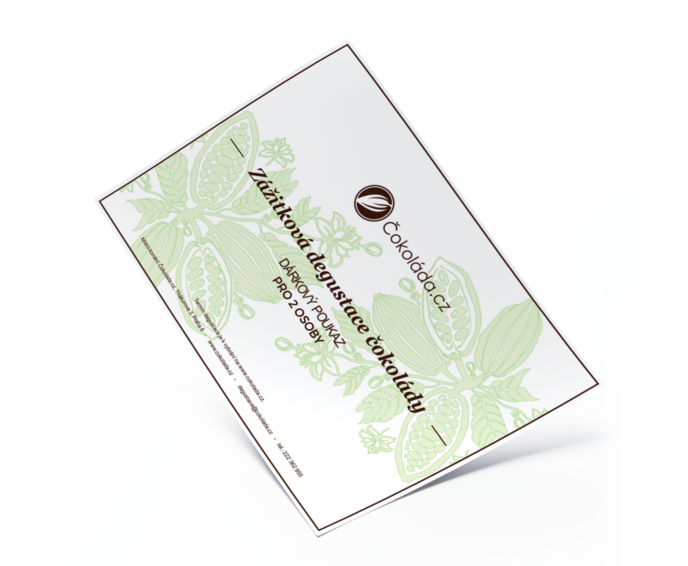 Dárkový poukaz na degustaci čokolády pro 2 osoby